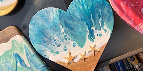 Fluid Acrylic Heart Processing with Resin