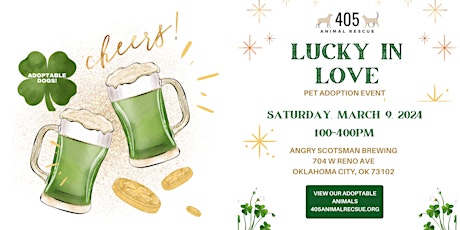 Lucky in Love Pet Adoption @ Angry Scotsman Brewing primary image