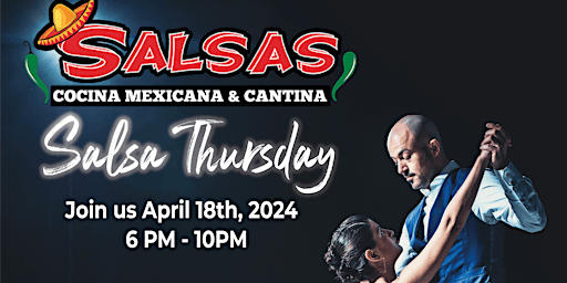 Image principale de Salsa Thursday! Free Salsa Class!