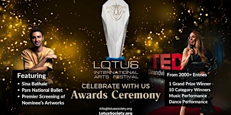 LOTUS INTERNATIONAL ARTS FESTIVAL AWARD CEREMONY