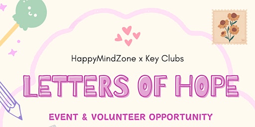Letters of Hope - HappyMindZone x Key Clubs primary image