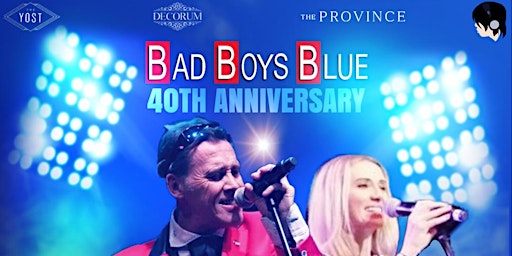 Image principale de Bad Boys Blue 40th Anniversary USA Tour - Santa Ana, California