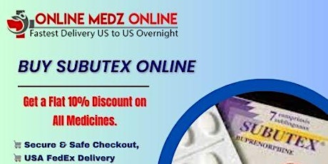 Get Subutex Online Shopping at Original Prices