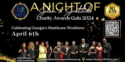 Primaire afbeelding van A Night of Glam & Gratitude Charity Awards Healthcare Gala 2024