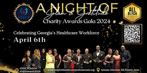 Imagem principal do evento A Night of Glam & Gratitude Charity Awards Healthcare Gala 2024
