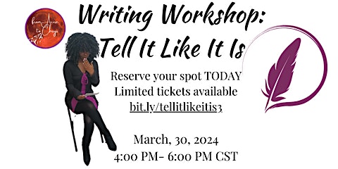 Writing /Creative Workshop: Tell It Like It Is primary image