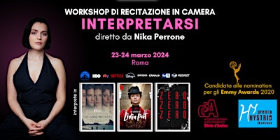 Workshop di Recitazione in Camera INTERPRETARSI primary image