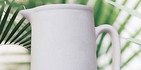 Ceramic Session - Glazing a large vintage Minton China jug/ vase