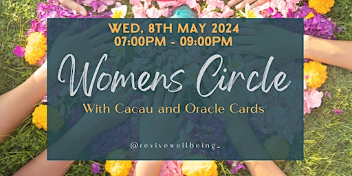 Imagem principal do evento Women's Circle with Cacau and Oracle Cards