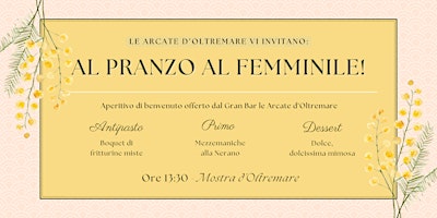 Immagine principale di Pranzo al Femminile alle Arcate d'Oltremare 