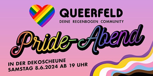 Imagem principal do evento Pride-Abend  "Queerfeld - Deine Regenbogen Community"