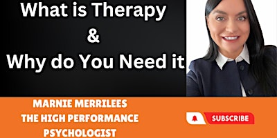 Imagen principal de What is Therapy & Why do you need it?