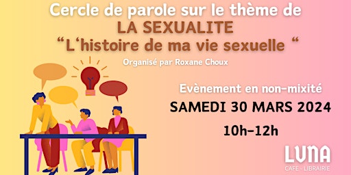 Hauptbild für Cercle de parole autour de la sexualité : "L'histoire de ma vie sexuelle"