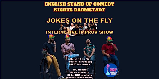 SO DARM FUNNY! #037: Jokes on the Fly - improvised Stand-Up Comedy primary image