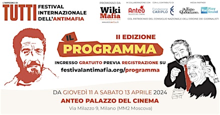 Festival Internazionale dell'Antimafia - 2° edizione primary image