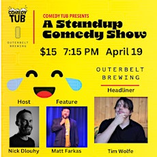 Comedy Tub Presents A Standup Comedy Show at Outerbelt Brewing