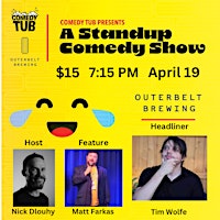 Imagem principal de Comedy Tub Presents A Standup Comedy Show at Outerbelt Brewing