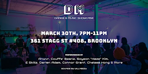Imagem principal do evento DM: Dance & Music Showcase