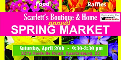Scarlett's 8th Annual Spring Market primary image
