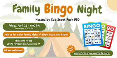 Image principale de Family Bingo Night