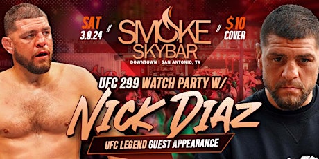 UFC #299 Watch Party with Nick Diaz at Smoke Skybar primary image
