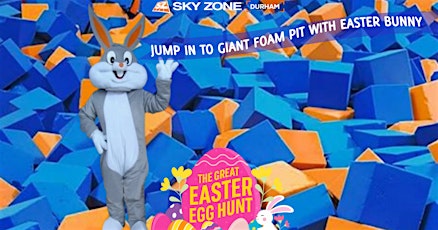 Easter Egg Hunt with the Bunny in Giant Foam Pit!