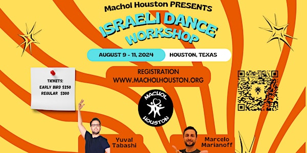 Machol Houston - Israeli Dance Workshop w/Marcelo Marianoff & Yuval Tabashi