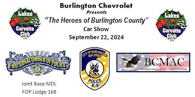 Imagem principal do evento The Heroes of Burlington County Car Show