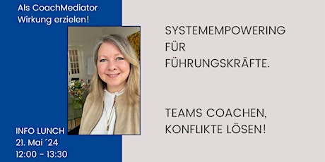 Info Lunch - Werde CoachMediator!