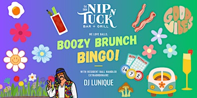 Boozy Brunch Bingo - Flower Child Theme! primary image