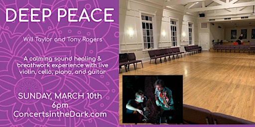 New Moon Sound Healing with Cello, Violin and Guitar: DEEP PEACE primary image