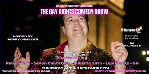 Immagine principale di The Gay Rights Comedy Show with Ben Hawes! 