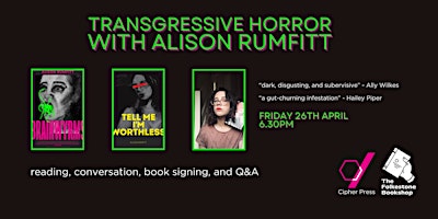 Imagem principal de Transgressive Horror with Alison Rumfitt