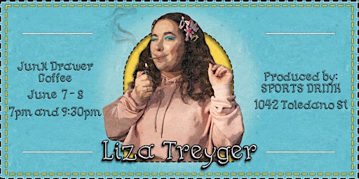 Primaire afbeelding van Liza Treyger at JUNK DRAWER COFFEE (Friday - 7:00pm Show)