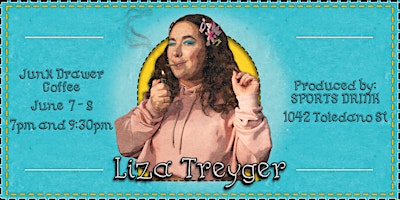Imagem principal de Liza Treyger at JUNK DRAWER COFFEE (Friday - 9:30pm Show)