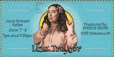 Imagem principal de Liza Treyger at JUNK DRAWER COFFEE (Saturday - 7:00pm Show)