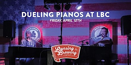 Imagem principal do evento Dueling Pianos at Lansing Brewing Company