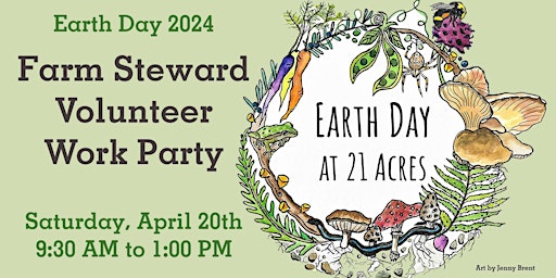 Immagine principale di Earth Day Volunteer Work Party on the 21 Acres Farm! 