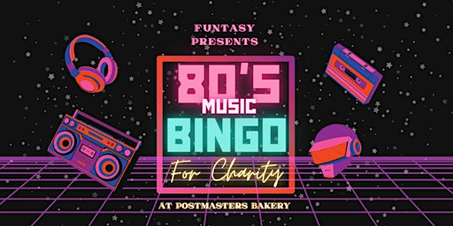 Imagem principal do evento 80's Music Bingo