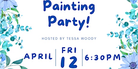 Spring Glass Painting Party at Blue Marble Books
