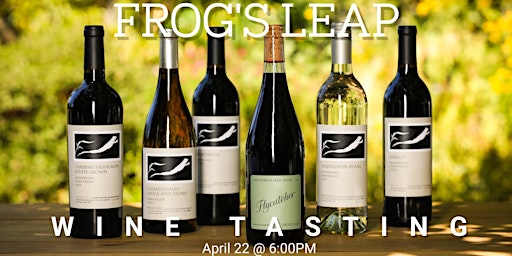 Primaire afbeelding van Frog's Leap Wine Tasting @ drafthouse