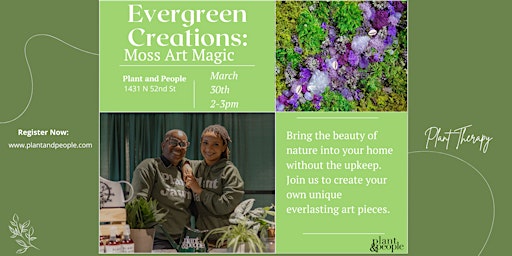 Hauptbild für Evergreen Creations: Moss art Magic