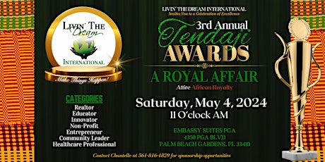 3rd Annual Tendaji Awards