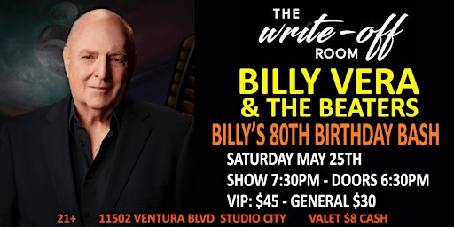 Imagen principal de BILLY VERA & THE BEATERS (80TH BDAY BASH)