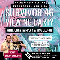 Survivor 46 Viewing Party Jonny Fairplay & King George - Charlottesville primary image