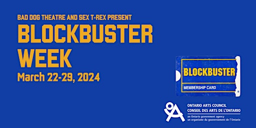 Blockbuster Week Membership Card primary image