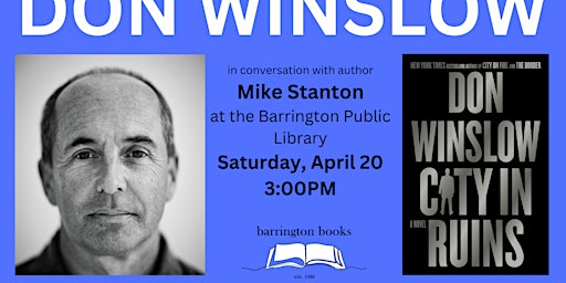 Imagen principal de Barrington Books Presents DON WINSLOW for CITY IN RUINS