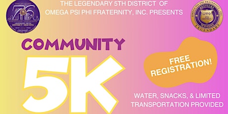 76th Fifth District Meeting Community 5K