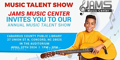 Imagem principal do evento Jams Music Center Talent Show