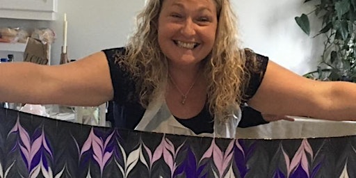 Primaire afbeelding van Silk Scarf Marbling Workshop at RoyalTea